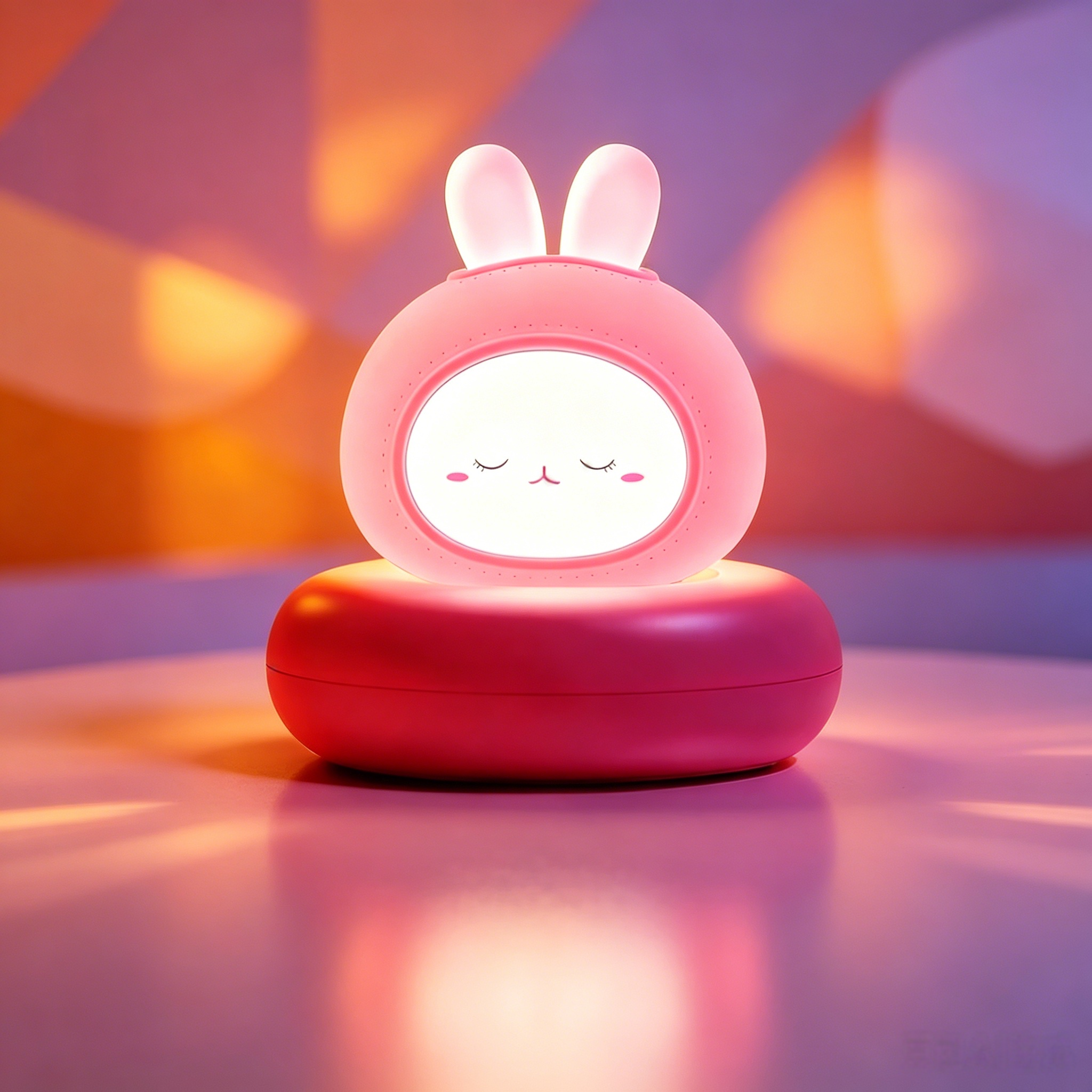 Cute Chick Silicone Night Light USB Rechargeable Touch Control Bedside Sleep Lamp 3-Level Dimming