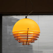 Mid-century Bauhaus Sunset Orange Pendant Lamp