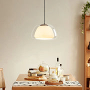 Modern Milk Glass Pendant Lamp