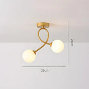 Nordic Modern Creative Glass Ceiling Light