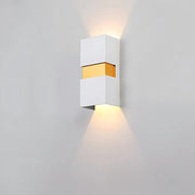 Modern Rectangular Double Head LED Outdoor Wall Lamp