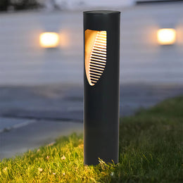 Solar Power Black Garden Floor Lights