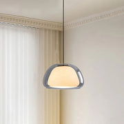 Modern Milk Glass Pendant Lamp