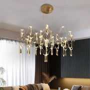 Luxe Sparkle Crystal Chandelier