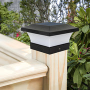 Chic Modern Solar Power Lantern Outdoor Post Light