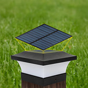Chic Modern Solar Power Lantern Outdoor Post Light