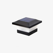 Chic Modern Solar Power Lantern Outdoor Post Light