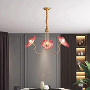 Nordic Minimalist Flower Glass Chandelier