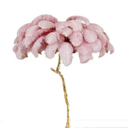 Chic Feather Decorated Floor Lamp