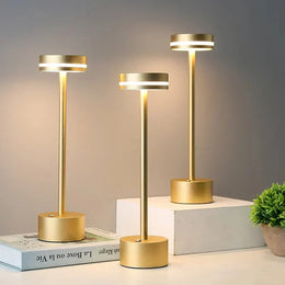Modern Simple Bedroom Rechargeable Touch Table Lamp