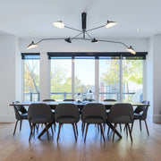 Elegant Adjustable Sculptural Ceiling Light