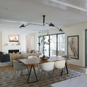 Elegant Adjustable Sculptural Ceiling Light