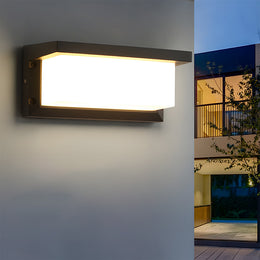 Modern Simple Waterproof Sensor LED Outdoor Wall Light