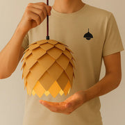 Modern Chic Wooden Pendant Lamp